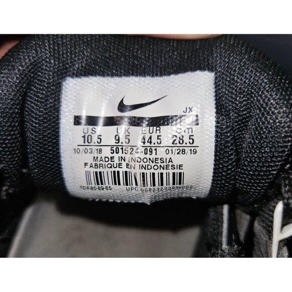Nike Shox NZ (2018) Black Athletic Sneakers 501524-091 Men Size 10.5 main image 4